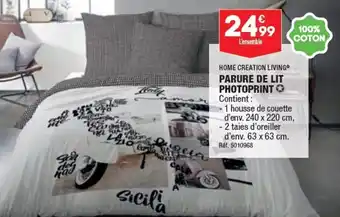 ALDI Parure de lit photoprint offre