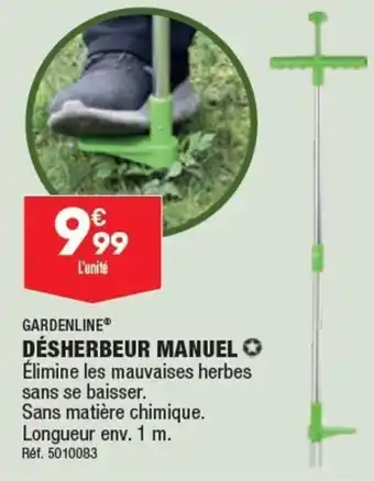 ALDI Désherbeur manuel offre
