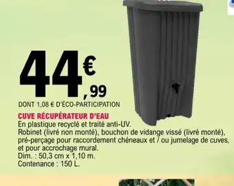 E.Leclerc Cuve Récupérateur D'Eau offre