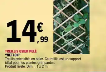 Treillis Osier Pelé Netlon
