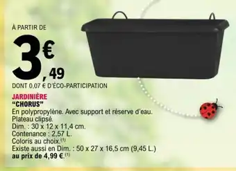 E.Leclerc Jardinière Chorus offre
