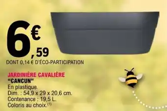E.Leclerc Jardinière Cavalière Cancun offre