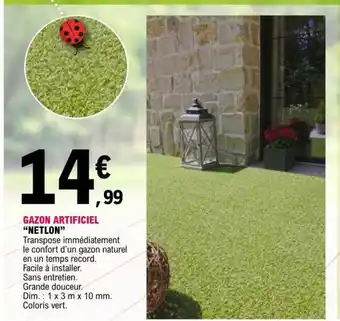 Gazon Artificiel Netlon