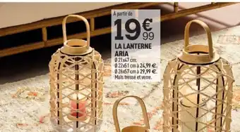 Centrakor La Lanterne Aria offre