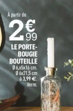 Centrakor Le Porte Bougie Bouteille offre