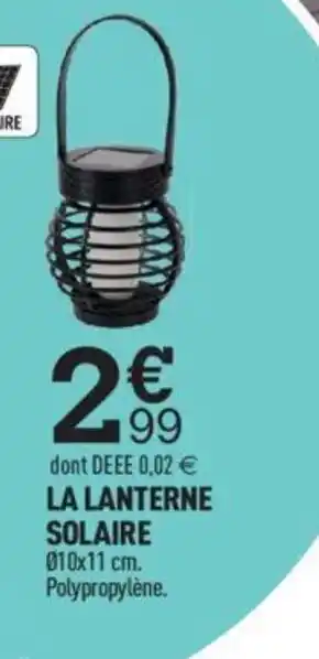 Centrakor La Lanterne Solaire offre
