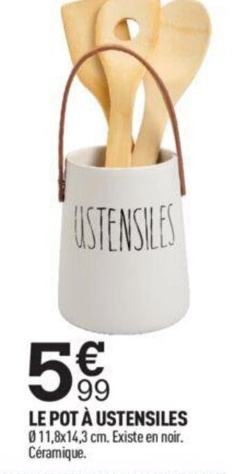 Centrakor Le Pot à Ustensiles offre