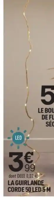 Centrakor La Guirlande Corde 50 LED 5M offre