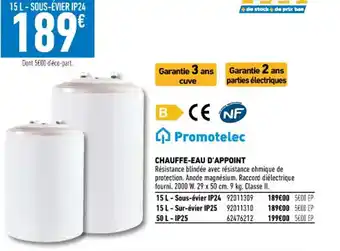 Brico Cash Chauffe-Eau D'Appoint offre