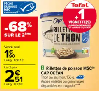 Carrefour Rillettes De Poisson MSC offre