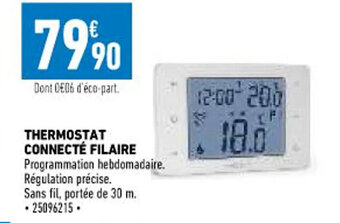 Brico Cash Thermostat Connecté Filaire offre
