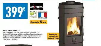 Brico Cash Poêle á Bois "remilly" offre