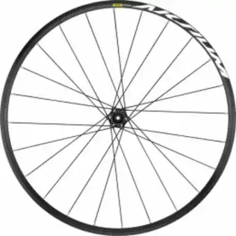 Culture Vélo Mavic roue avant aksium disque center lock 12x100 black offre