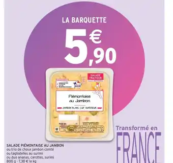Intermarché Salade piemontaise au jambon offre