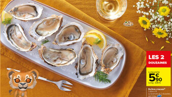 Carrefour Huitres Creuses offre