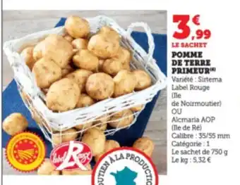Super U Pomme de terre primeur offre