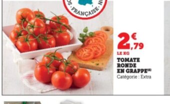 Super U Tomate ronde en grappe offre
