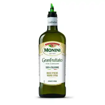 Auchan Supermarché Huile d'olive vierge extra granfruttato monini offre