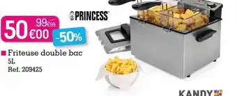 Kandy Friteuse double bac offre