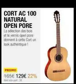 Cort Ac 100 Natural Open Pore