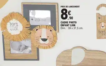 E.Leclerc Cadre Photo Enfant Lion offre
