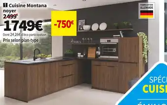 Conforama Cuisine montana offre