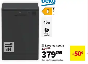 Conforama Beko lave-vaisselle lved4629a offre