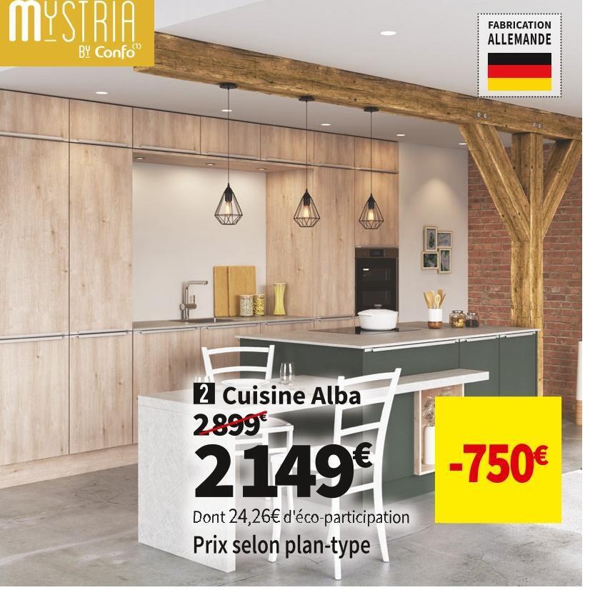 Promo Cuisine calypso chez Conforama