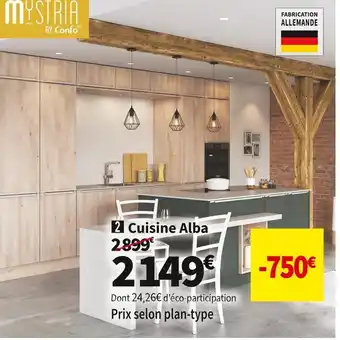 Conforama Cuisine calypso offre
