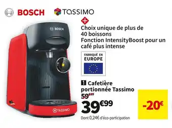Conforama Tassimo cafetière portionnée tassimo bosch tas16b3 offre