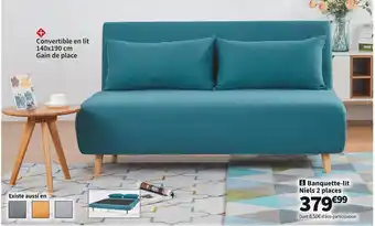 Conforama Banquette-lit niels 2 places offre