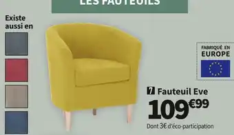 Conforama Fauteuil eve offre