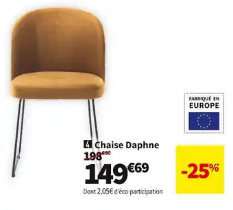 Conforama Chaise daphne offre