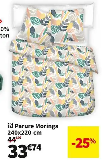 Conforama Parure moringa 240x220 cm offre