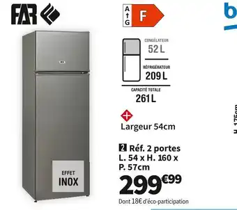 Conforama Far  réf. 2 portes far dp2622il offre