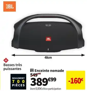 Conforama Jbl enceinte nomade boombox2 offre