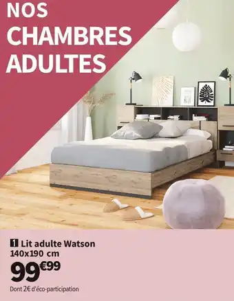 Conforama Lit adulte 140x190 cm. offre