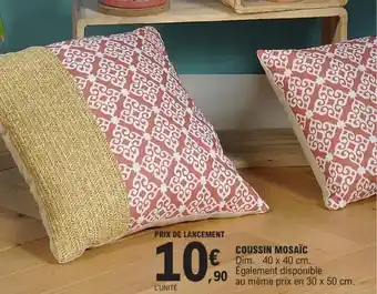 E.Leclerc Coussin Mosaic offre