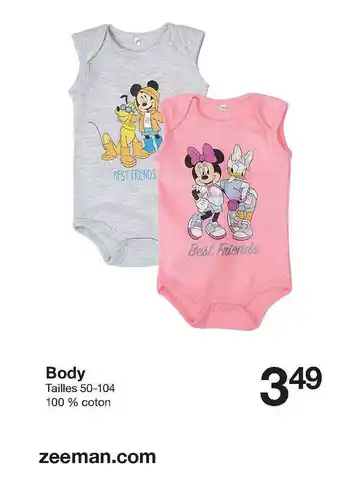 Zeeman Body offre