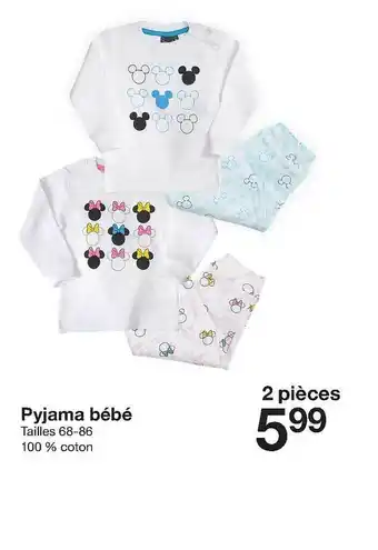 Zeeman Pyjama Bébé offre