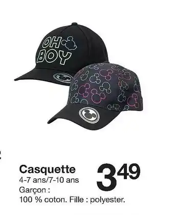 Zeeman Casquette offre