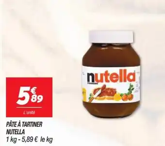 Netto Pâte à tartiner NUTELLA offre