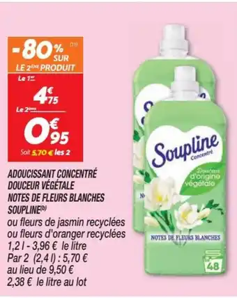 Netto Adoucissant concentré douceur végétale offre