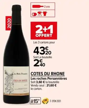 Carrefour Market Cotes du rhone offre