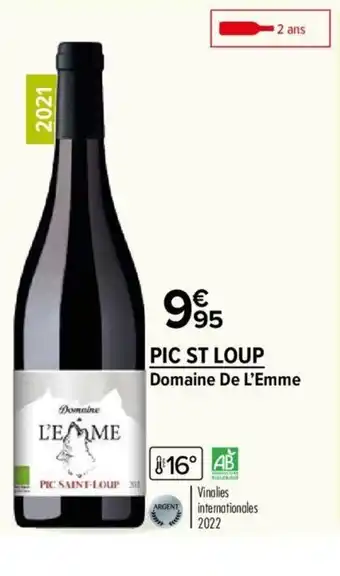 Carrefour Market Pic st loup offre
