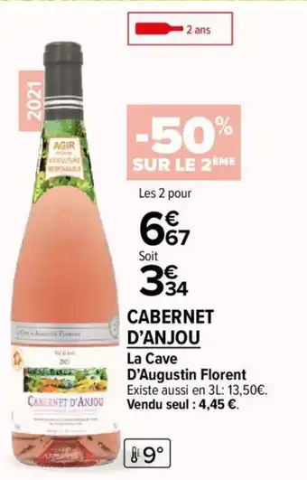 Carrefour Market Cabernet d'anjou offre