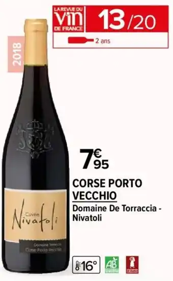 Carrefour Market Corse porto vecchio offre