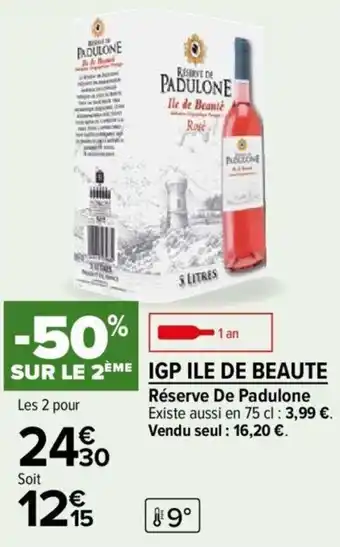 Carrefour Market Igp ile de beaute offre