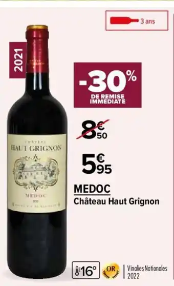 Carrefour Market Medoc offre