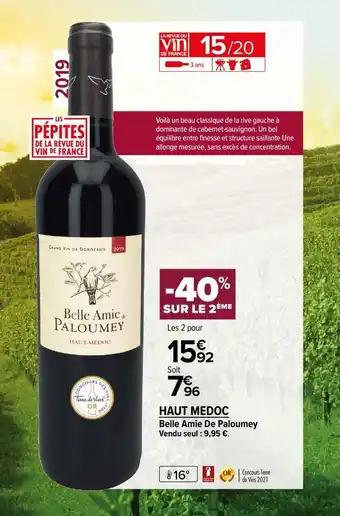 Carrefour Market Haut medoc offre